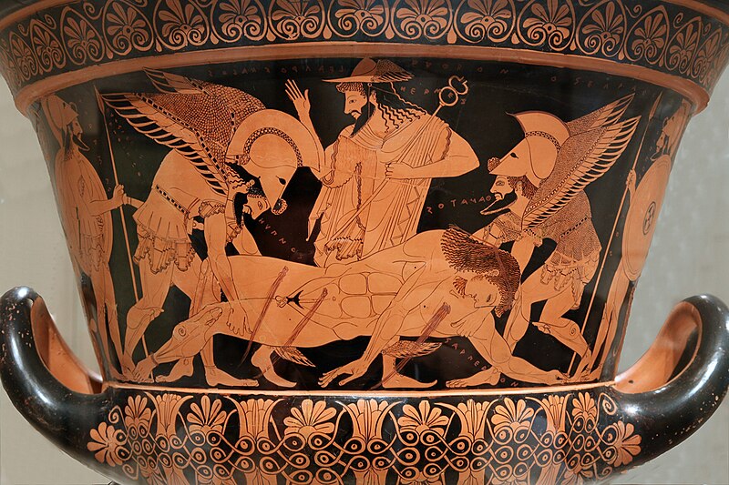 Sarpedon on the Euphronios krater