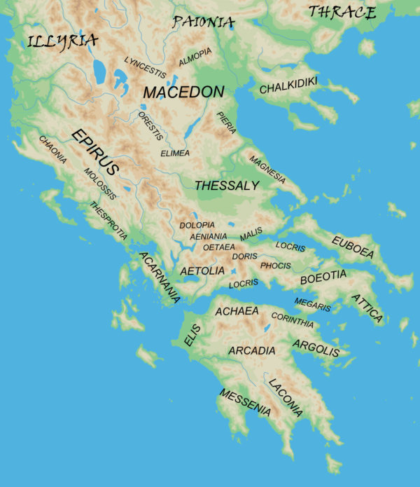 Boeotia and the regions of ancient Greece
